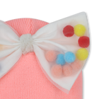 Bonnet &agrave; noeud et pompons BILLIEBLUSH 
                    FILLE