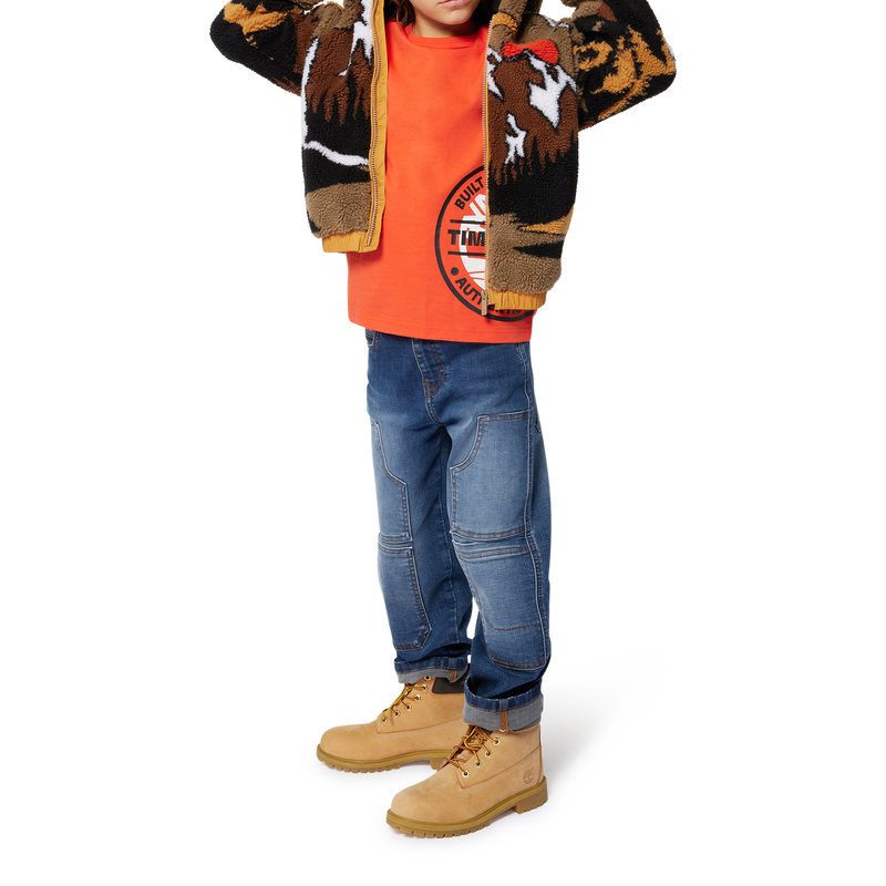 T-shirt met logoprint TIMBERLAND 
                        BOY