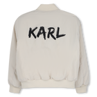 Bomber en toile KARL LAGERFELD KIDS 
                    GARCON