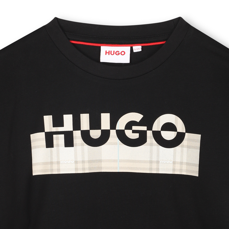 T-shirt met korte mouwen HUGO 
                        BOY