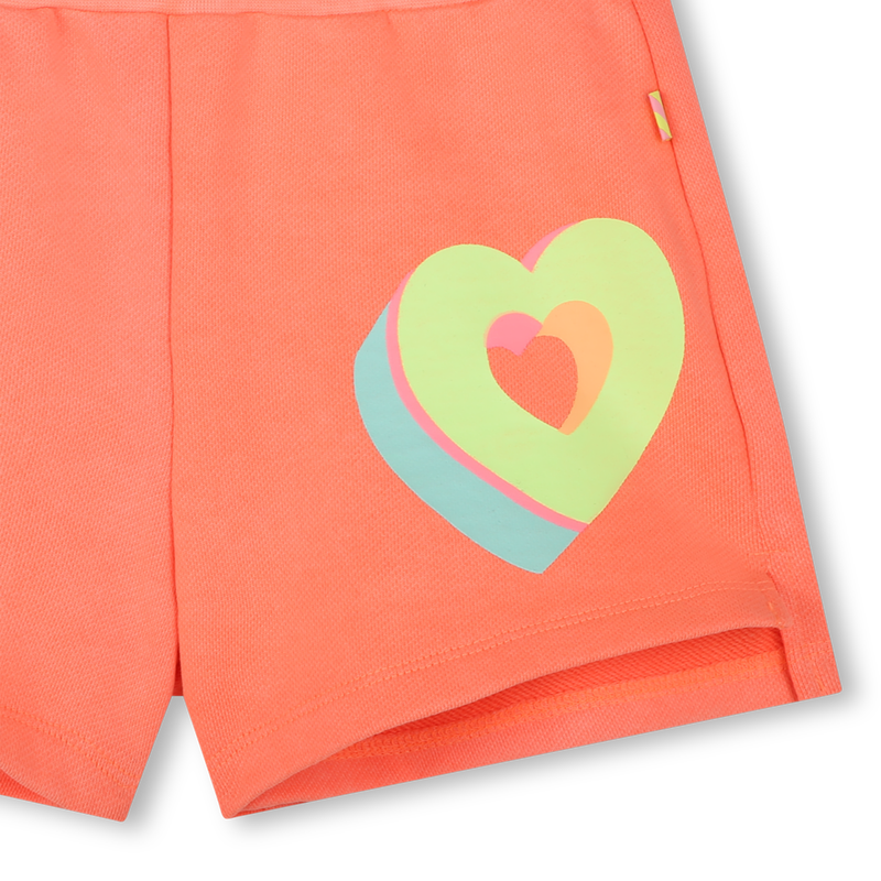 Fleece short met hartjes BILLIEBLUSH 
                        GIRL