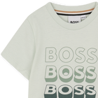 T-shirt met korte mouwen BOSS 
                    BOY