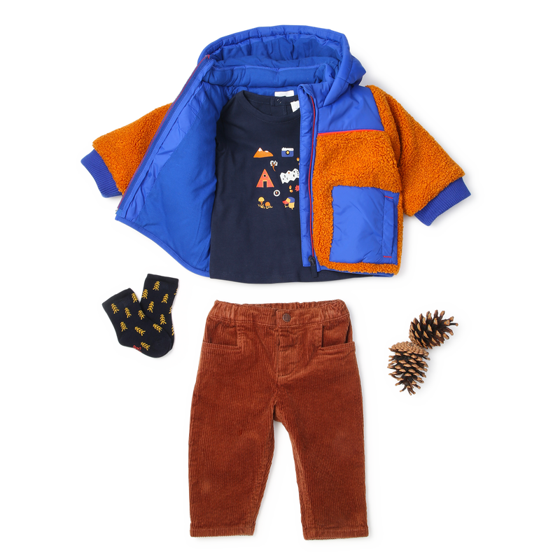 Manteau bimati&egrave;re et bicolore CARREMENT BEAU 
                        GARCON