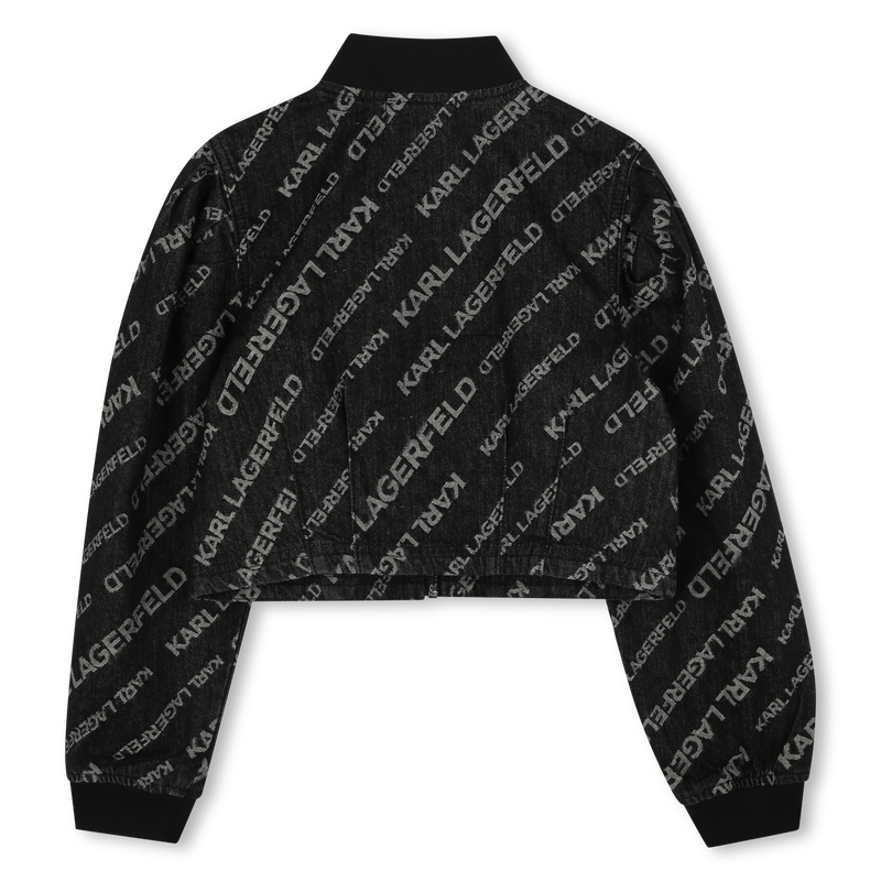 Veste jean manches bouffantes KARL LAGERFELD KIDS 
                        FILLE