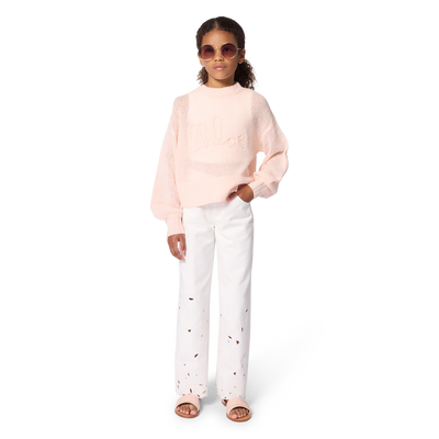 PULL COL ROND CHLOE FILLE