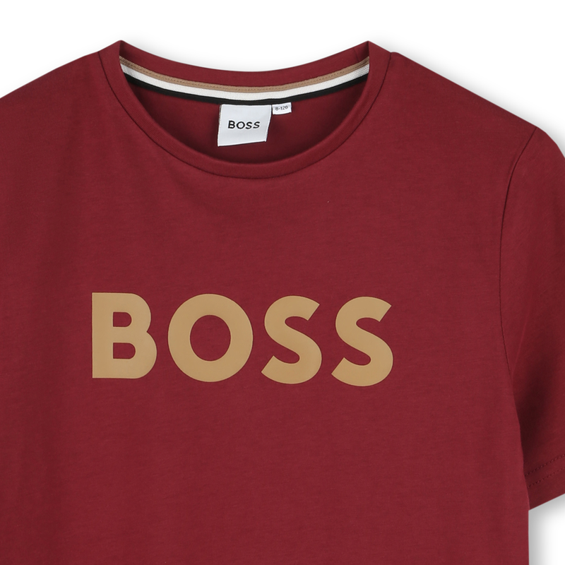 T-shirt met korte mouwen BOSS 
                        BOY
