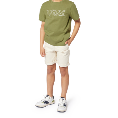Gevoerde chino bermuda BOSS JONGEN