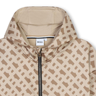 Cardigan en jacquard &agrave; capuche BOSS 
                    FILLE