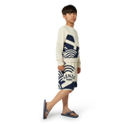 Bermuda avec imprim&eacute;s sigl&eacute;s KENZO KIDS 
                    GARCON