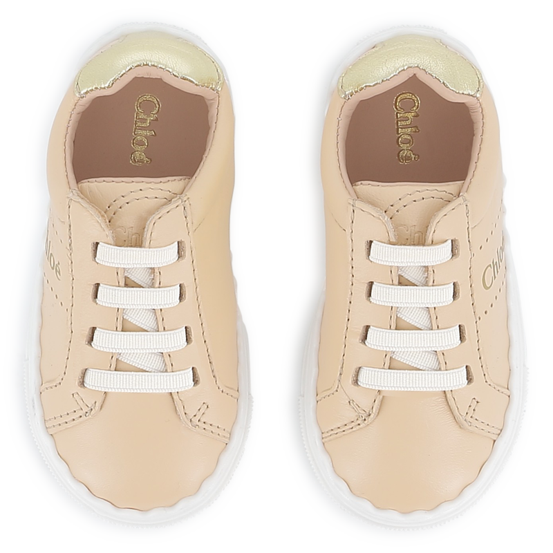 Schapenvacht Leren Sneakers CHLOE 
                        GIRL