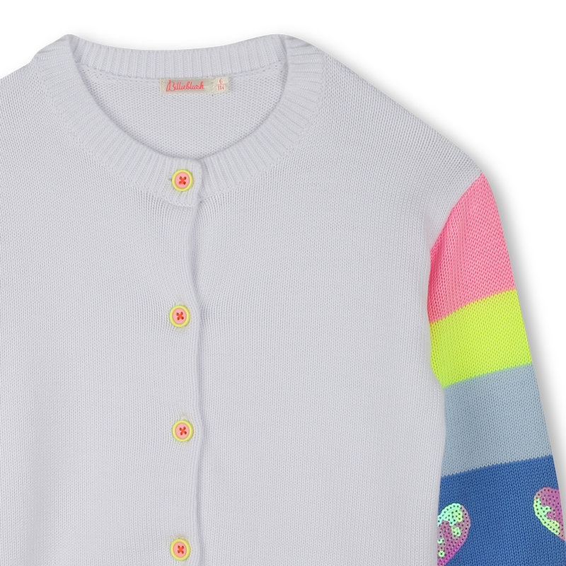 Gebreid vest met lovertjes BILLIEBLUSH 
                        GIRL