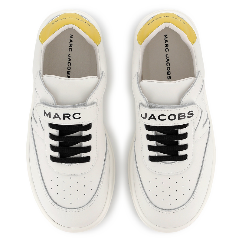 Baskets en cuir &agrave; fermeture MARC JACOBS 
                        GARCON