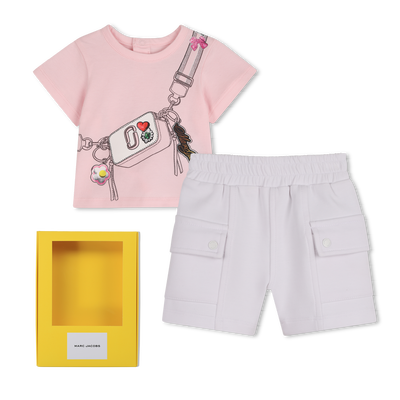ENSEMBLE T-SHIRT ET SHORT MARC JACOBS UNISEXE