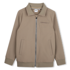 Synthetische stoffen cardigan, MIDDEL GRIJS, hi-res