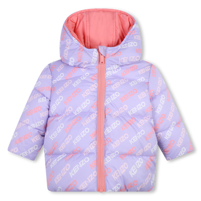 Doudoune r&eacute;versible d&eacute;perlante KENZO KIDS FILLE