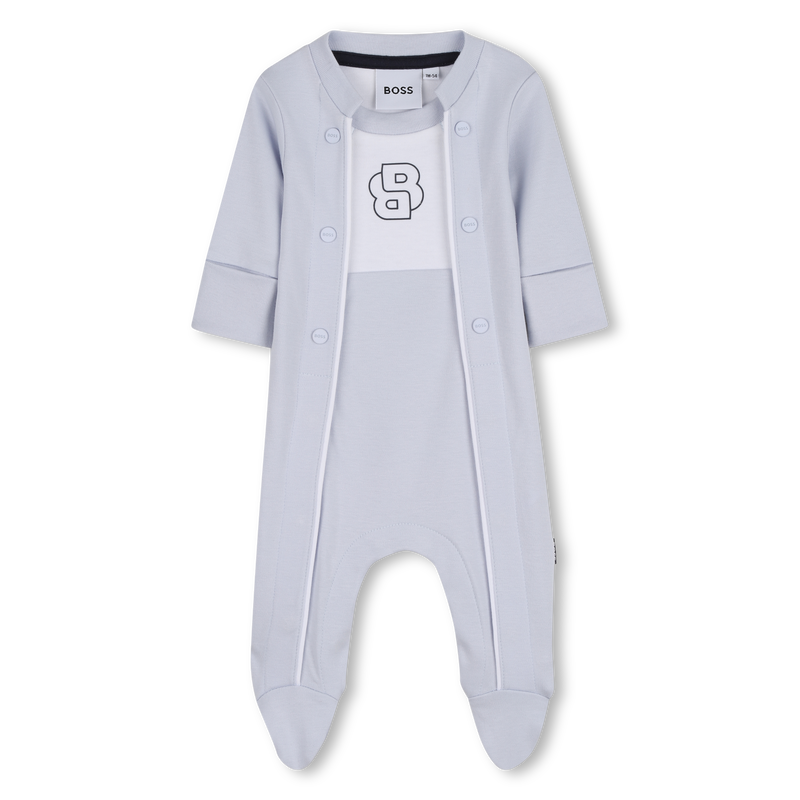 PYJAMA MET DRUKKNOOPSLUITING BOSS 
                        BOY