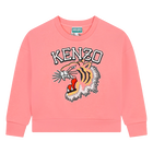 Sweat-shirt brod&eacute; en coton KENZO KIDS 
                    FILLE