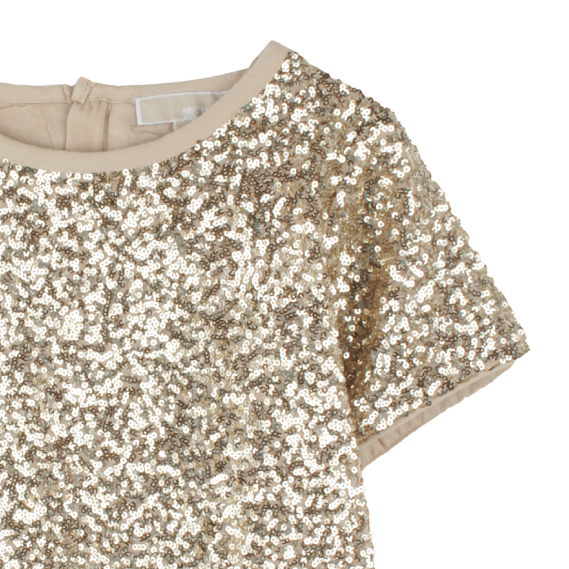 Blouse de c&eacute;r&eacute;monie orn&eacute;e de sequins MICHAEL KORS 
                        FILLE