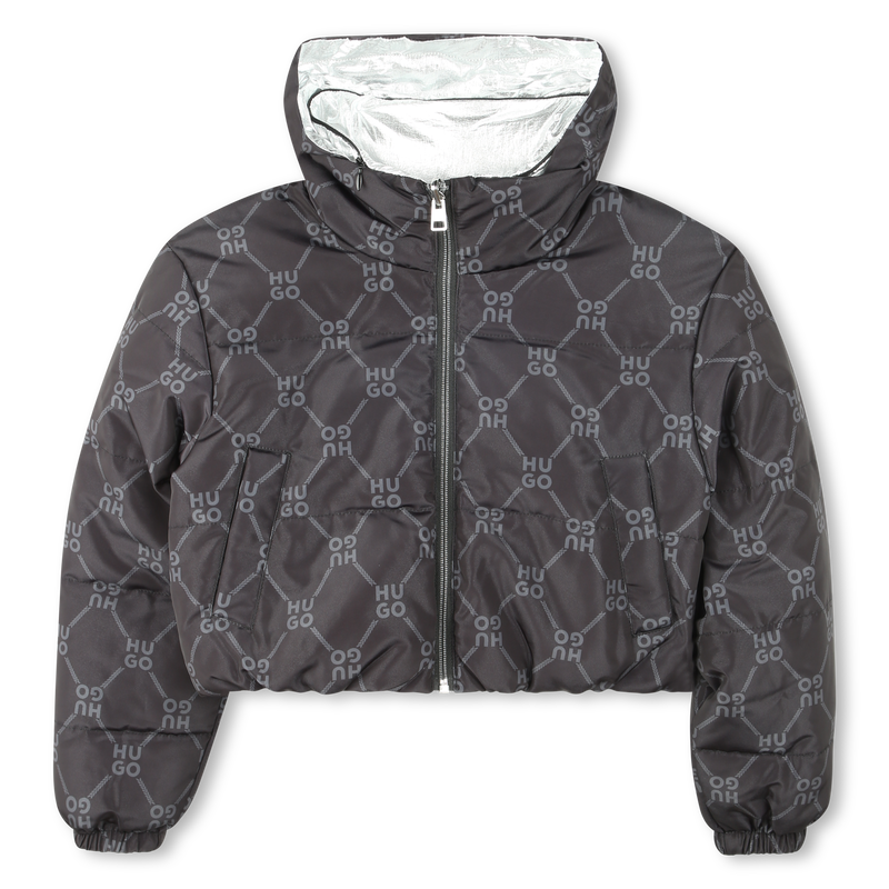 Korte omkeerbare anorak HUGO 
                        GIRL