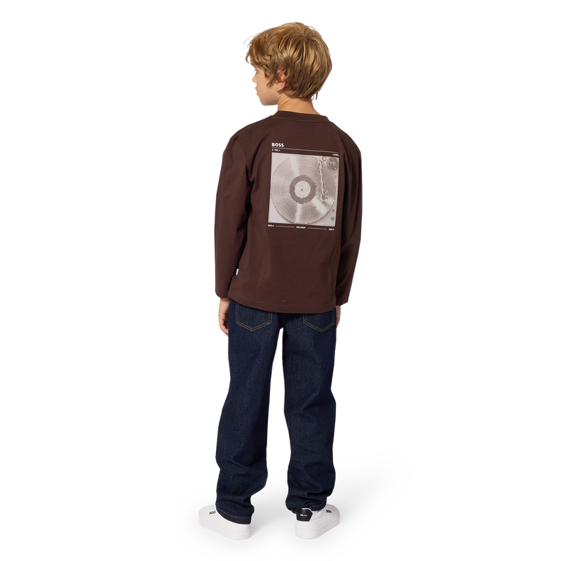 T-shirt met lange mouwen BOSS 
                        BOY