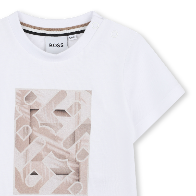 T-shirt met korte mouwen BOSS 
                        BOY