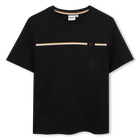 T-shirt met korte mouwen, ZWART, hi-res
