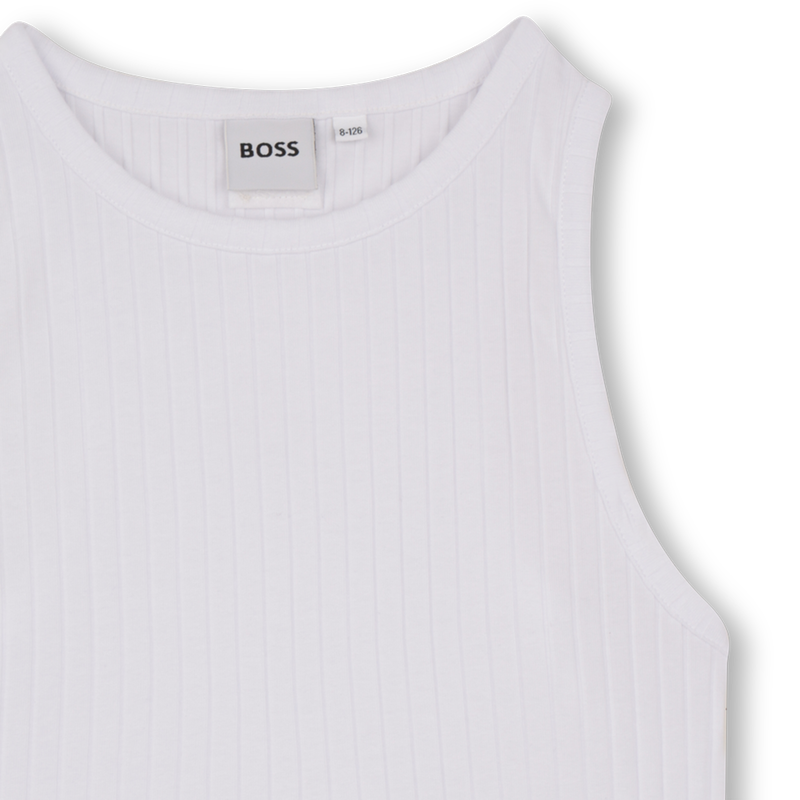 TANKTOP MET METALEN PLAAT BOSS 
                        GIRL