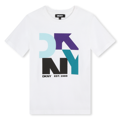 T-shirt manches courtes coton DKNY GARCON