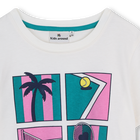 Tee-shirt manches courtes KIDS AROUND 
                    FILLE