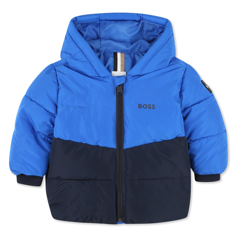 Tweekleurige anorak, capuchon BOSS 
                        BOY