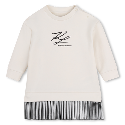Langarm jurk KARL LAGERFELD KIDS GIRL