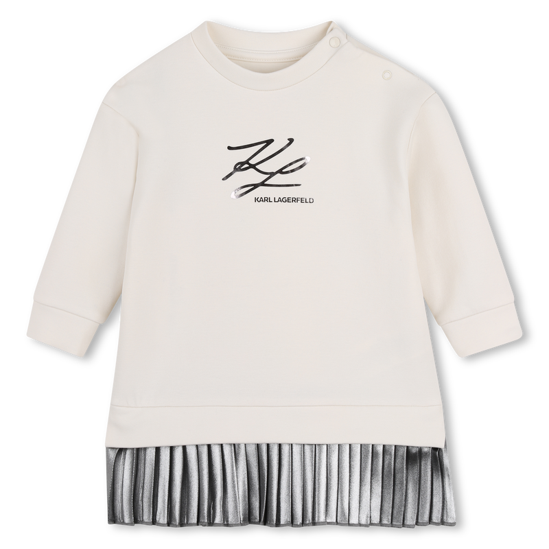 Langarm jurk KARL LAGERFELD KIDS 
                        GIRL
