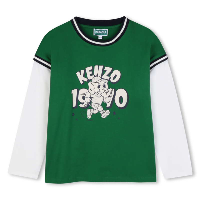 Tee-shirt manches longues KENZO KIDS 
                        GARCON