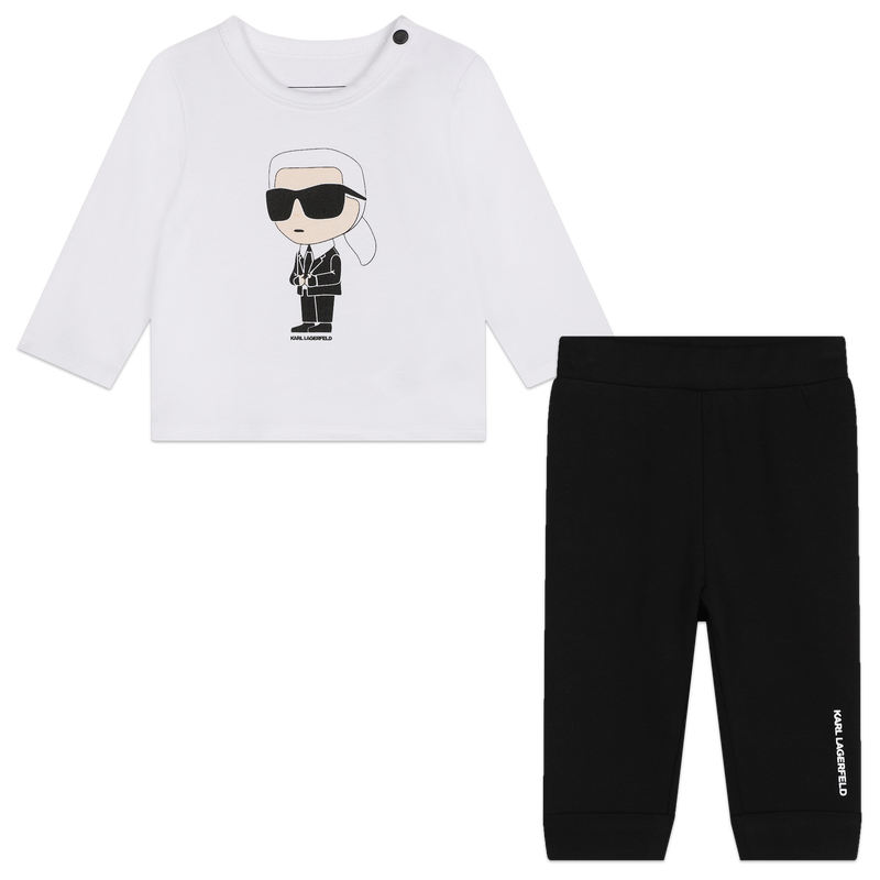 Ensemble T-shirt et cale&ccedil;on KARL LAGERFELD KIDS 
                        GARCON