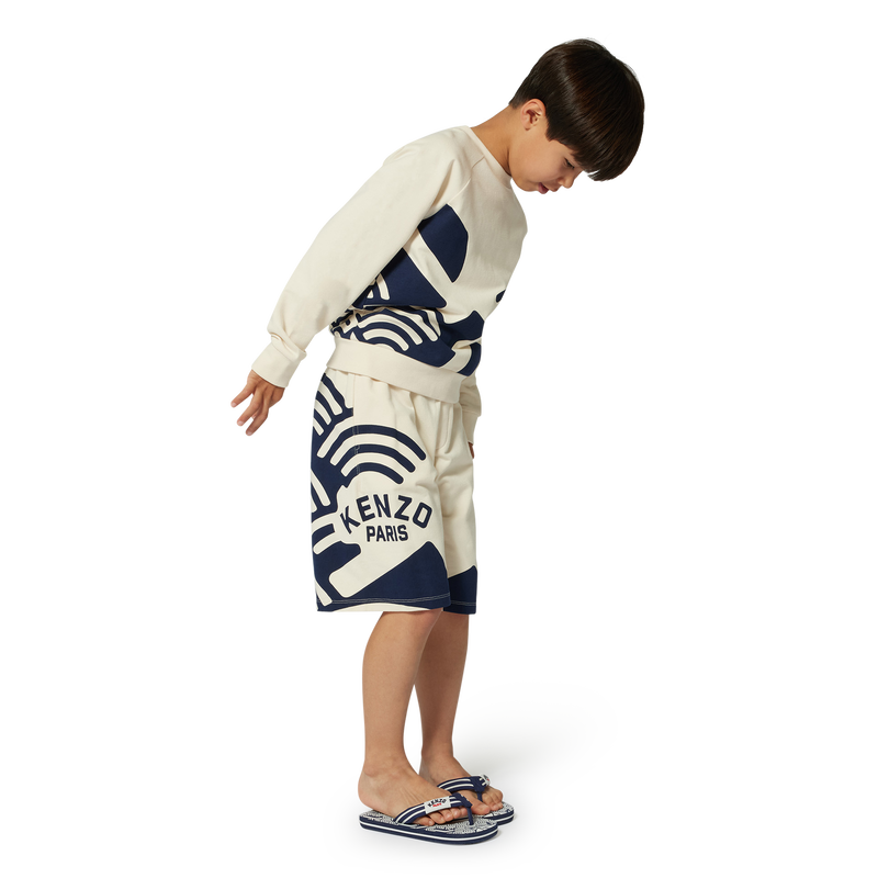 Bermuda avec imprim&eacute;s sigl&eacute;s KENZO KIDS 
                        GARCON