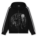 Cardigan zipp&eacute; &agrave; capuche DKNY 
                    UNISEXE