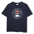T-shirt met korte mouwen BOSS 
                    BOY