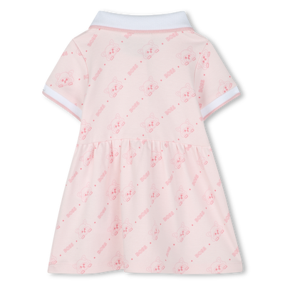 Robe imprim&eacute;e &agrave; col polo BOSS FILLE