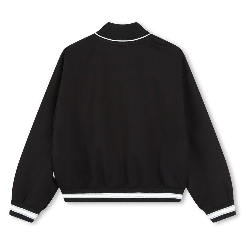 Geborduurde vest met streepjes BOSS 
                        GIRL