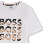 Katoenen T-shirt korte mouwen BOSS 
                    BOY