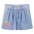 Short en jean taille r&eacute;glable BILLIEBLUSH 
                    FILLE
