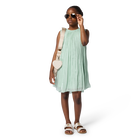 Mouwloze formele jurk, GROEN, hi-res