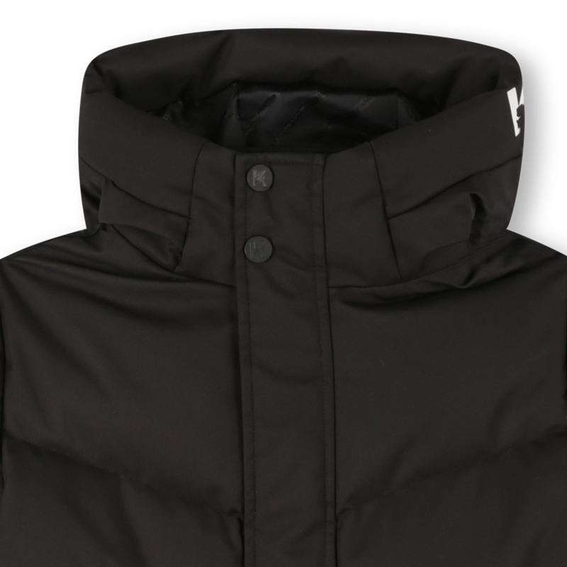 Donsjack met capuchon KARL LAGERFELD KIDS 
                        BOY