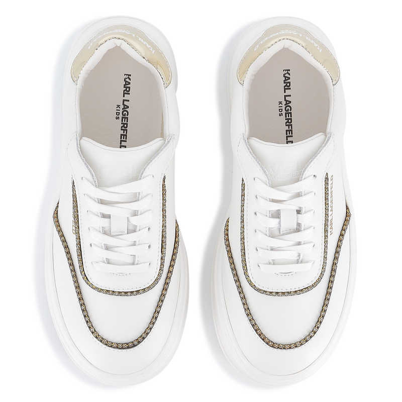 Lage sneakers met veters KARL LAGERFELD KIDS 
                        GIRL