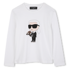 T-shirt &agrave; manches longues KARL LAGERFELD KIDS 
                    GARCON
