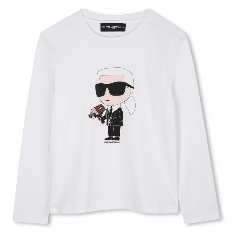 T-shirt &agrave; manches longues KARL LAGERFELD KIDS 
                        GARCON
