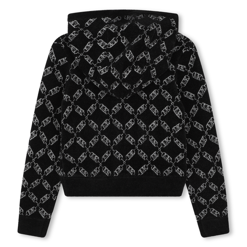 Cardigan zipp&eacute; &agrave; capuche MICHAEL KORS 
                        FILLE