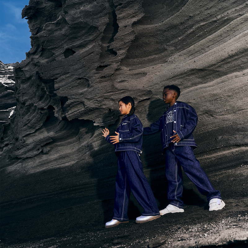 Veste en denim KENZO KIDS 
                        FILLE