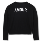 Pull col V dos contrast&eacute; ZADIG VOLTAIRE 
                    FILLE