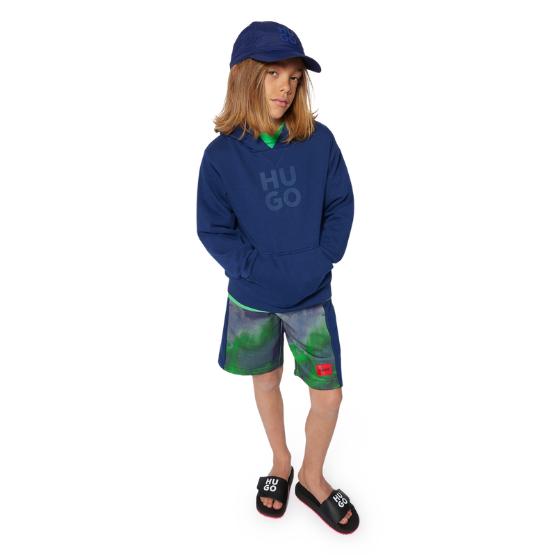 Joggingbermuda met print HUGO 
                        BOY